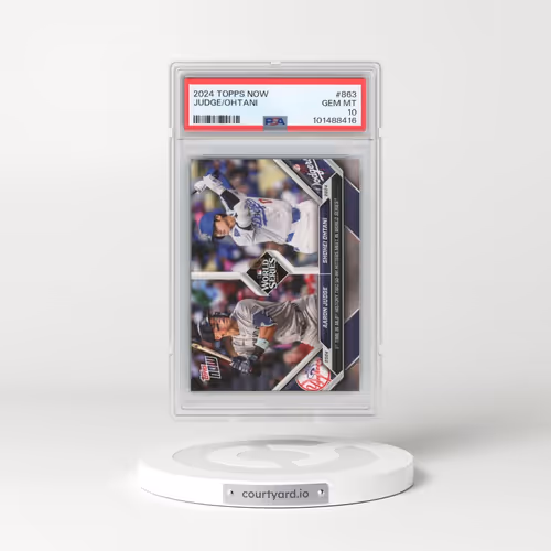 2024 Topps Now #863 Aaron Judge/Shohei Ohtani (PSA 10 GEM MINT)