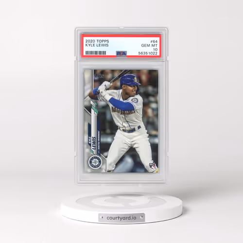 2020 Topps #64 Kyle Lewis (PSA 10 GEM MINT)