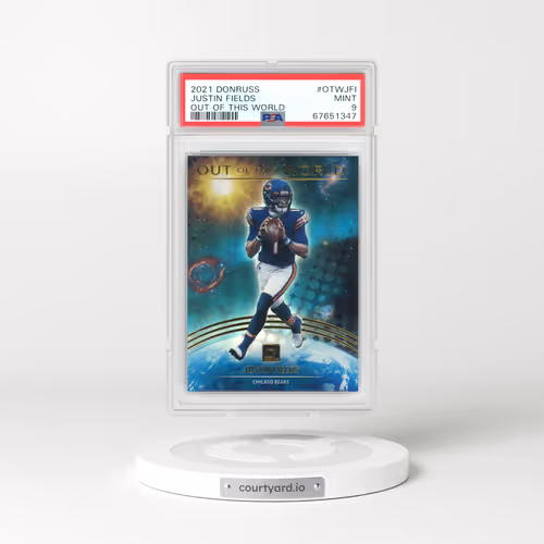 2021 Panini Donruss Out of This World #OTWJFI Justin Fields (PSA 9 MINT)