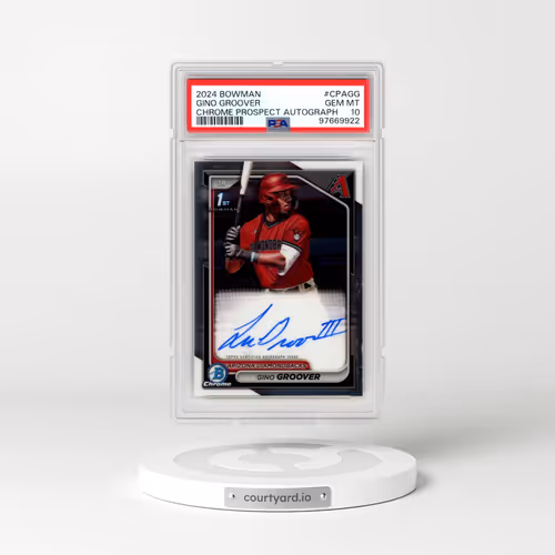 2024 Bowman Chrome Prospect Autographs #CPAGG Gino Groover (PSA 10 GEM MINT)