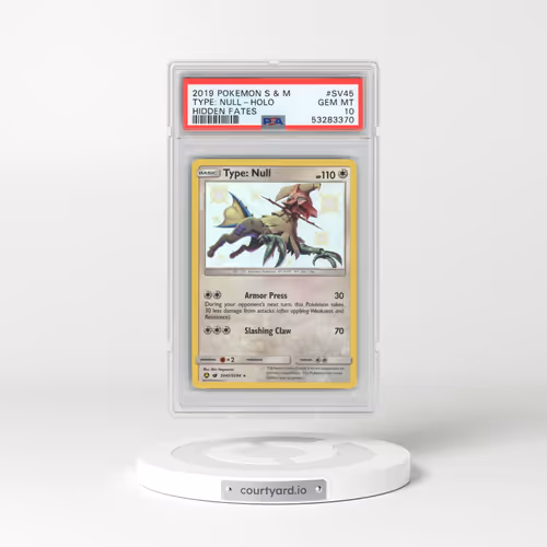 2019 Pokémon Sun & Moon Hidden Fates #SV45 Type: Null - Holo (PSA 10 GEM MINT)