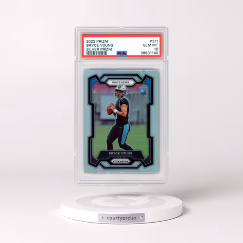2023 Panini Prizm #311 Bryce Young - Silver Prizm (PSA 10 GEM MINT)
