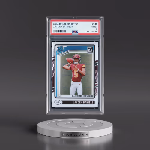 2024 Panini Donruss Optic #248 Jayden Daniels (PSA 9 MINT)