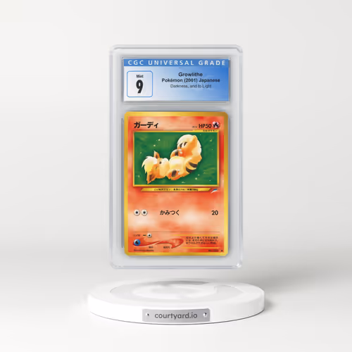2001 Darkness, and to Light Growlithe (CGC 9 MINT)