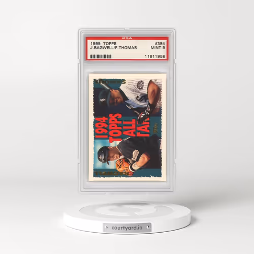 1995 Topps #384 Frank Thomas/Jeff Bagwell (PSA 9 MINT)