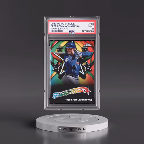 2025 Topps Chrome Future Stars #FS8 Pete Crow-Armstrong (PSA 9 MINT)