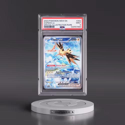 2023 Pokémon Mew EN-151 #202 Zapdos EX - Holo Special Illustration Rare (PSA 9 MINT)