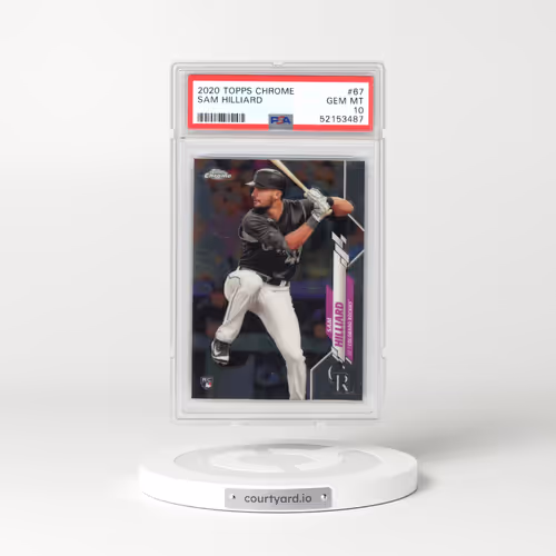 2020 Topps Chrome #67 Sam Hilliard (PSA 10 GEM MINT)
