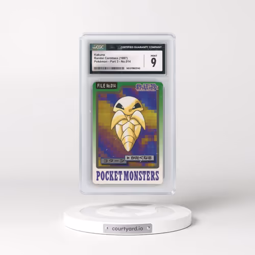1997 (Pocket Monsters on Bottom) Part 3 #014 Kakuna (CGC 9 MINT)