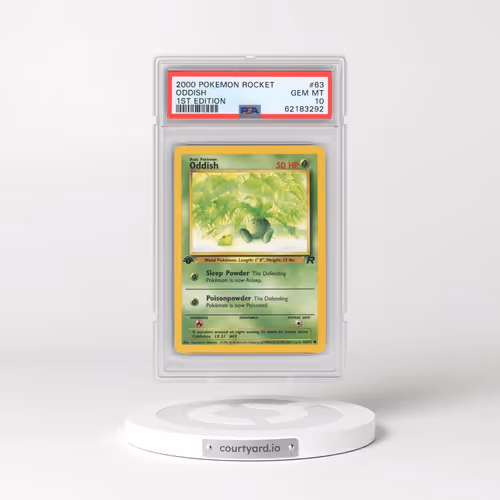 2000 Pokémon Rocket #63 Oddish - 1st Edition (PSA 10 GEM MINT)
