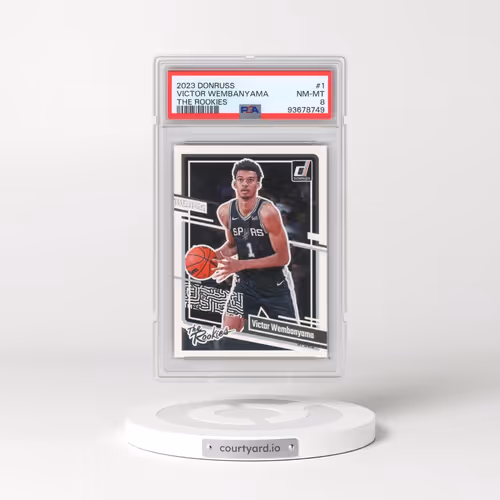2023 Panini Donruss the Rookies #1 Victor Wembanyama (PSA 8 NM-MT)