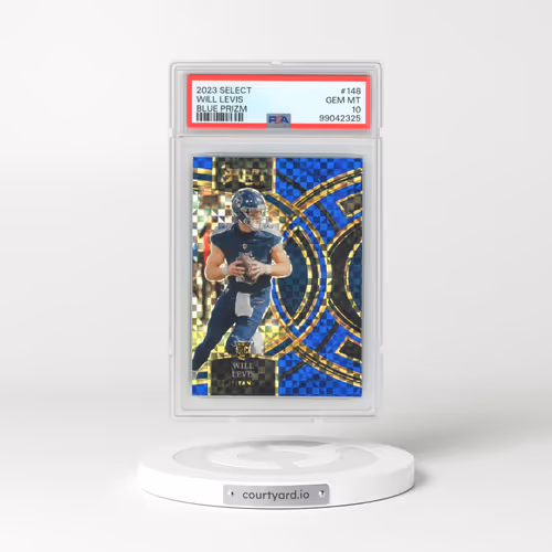 2023 Panini Select #148 Will Levis - Blue Prizm (PSA 10 GEM MINT)