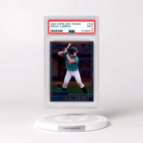 2000 Topps Chrome Traded #T40 Miguel Cabrera (PSA 9 MINT)