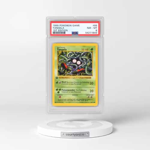 1999 Pokémon Game #66 Tangela - 1st Edition (PSA 8 NM-MT)