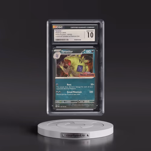 2023 Paldea Evolved - PAL EN #135/193 Tyranitar - Lucario & Tyranitar ex Premium Collection (Set