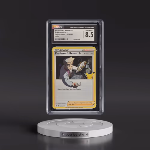 2021 Celebrations #023/025 Professor's Research - Holo (CGC 8.5 NM-MT+)