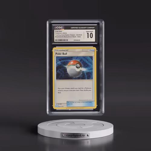 2023 Trading Card Game Classic - CLV, CLC, CLB #023/034 Pok^ Ball - Blastoise & Suicune ex Deck