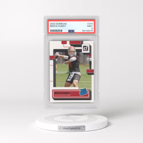 2022 Panini Donruss #374 Brock Purdy (PSA 9 MINT)