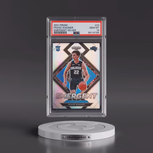 2021 Panini Prizm Emergent #23 Franz Wagner - Silver (PSA 10 GEM MINT)