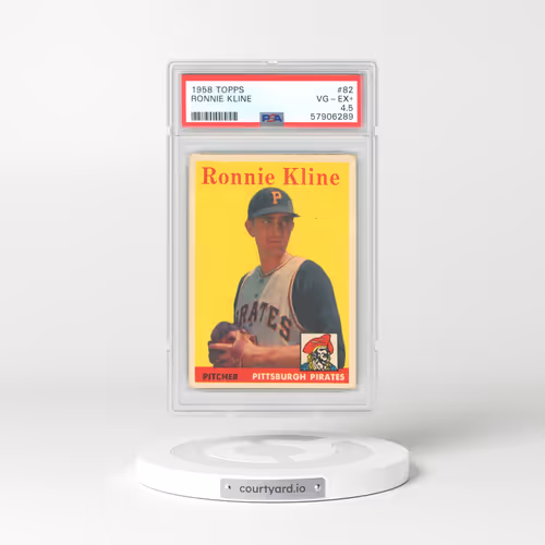 1958 Topps #82 Ronnie Kline (PSA 4.5 VG-EX+)