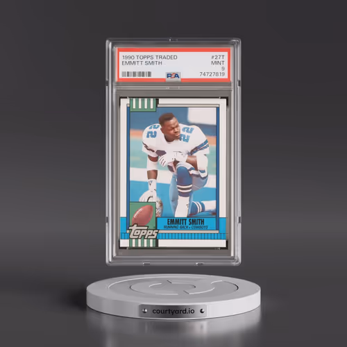 1990 Topps Traded #27T Emmitt Smith (PSA 9 MINT)