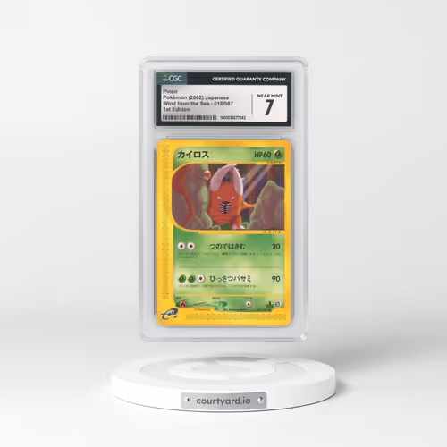 2002 Wind from the Sea #018/087 Pinsir - 1st Edition (CGC 7 NM)