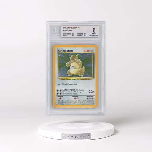1999 Jungle #5 Kangaskhan - No Set Symbol Holo (BGS 8 NM-MT)