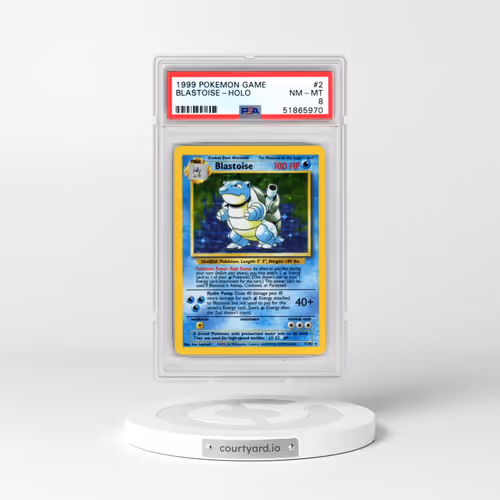 1999 Pokémon Game #2 Blastoise - Holo (PSA 8 NM-MT)