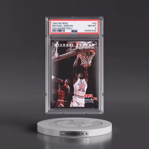 1992 Skybox USA Basketball #43 Michael Jordan (PSA 8 NM-MT)
