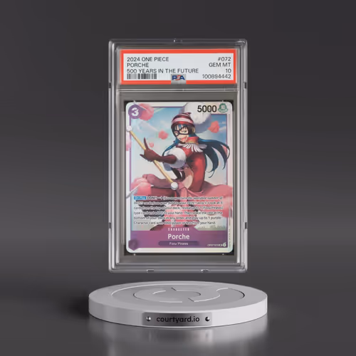 2024 One Piece OP07-500 Years in the Future #072 Porche (PSA 10 GEM MINT)