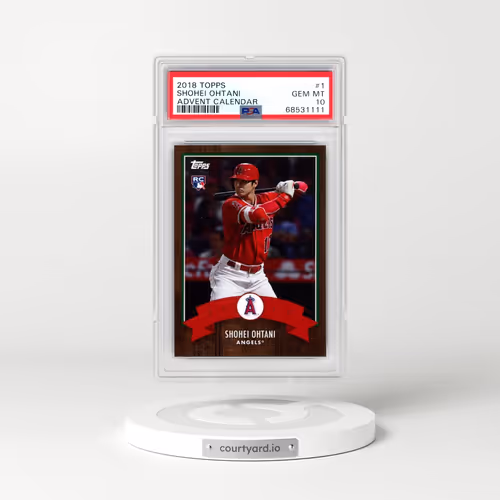 2018 Topps Advent Calendar #1 Shohei Ohtani (PSA 10 GEM MINT)