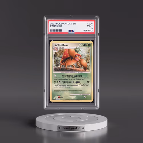 2023 Pokémon CLV-Trading Card Game Classic Venusaur & Lugia EX Deck #005 Parasect (PSA 9 MINT)