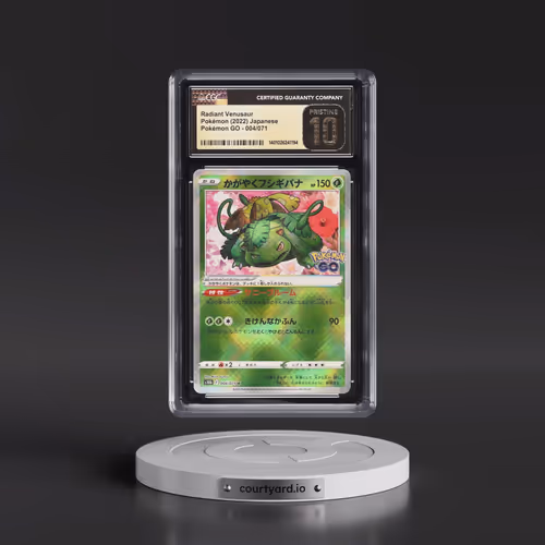 2022 Pokémon GO #004/071 Radiant Venusaur - Holo (CGC 10 PRISTINE)