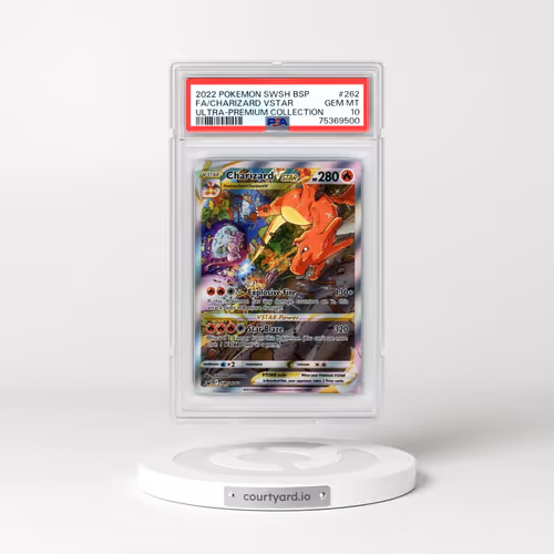 2022 Pokémon Swsh Black Star Promo #262 Charizard Vstar - Full Art Sword & Shield Ultra-Premium Collection-Charizard (PSA 10 GEM MINT)