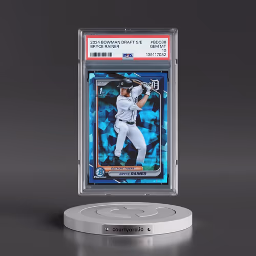 2024 Bowman Draft Sapphire Edition #BDC86 Bryce Rainer (PSA 10 GEM MINT)