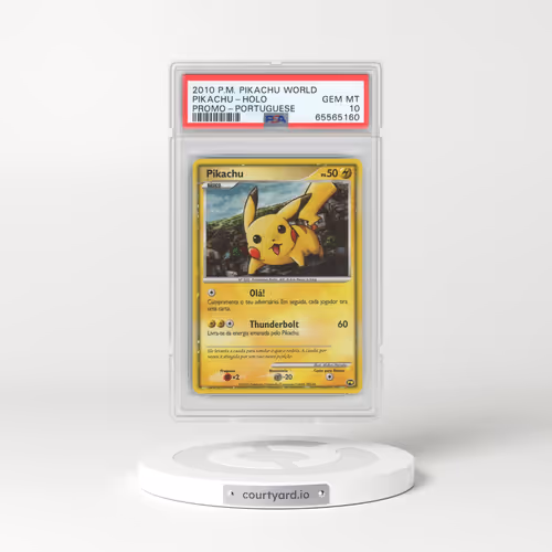 2010 Pokémon Pikachu World Promo Pikachu - Holo (PSA 10 GEM MINT)