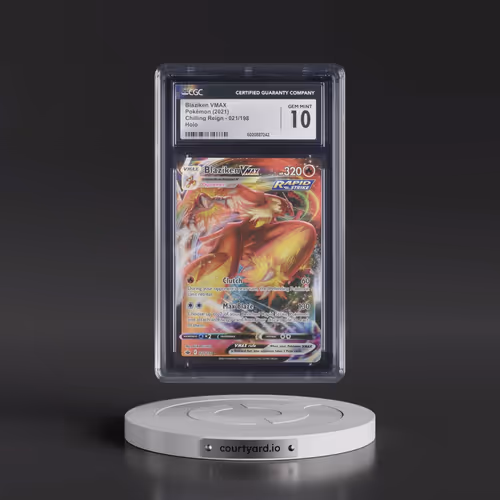2021 Chilling Reign #021/198 Blaziken VMAX - Holo (CGC 10 GEM MINT)