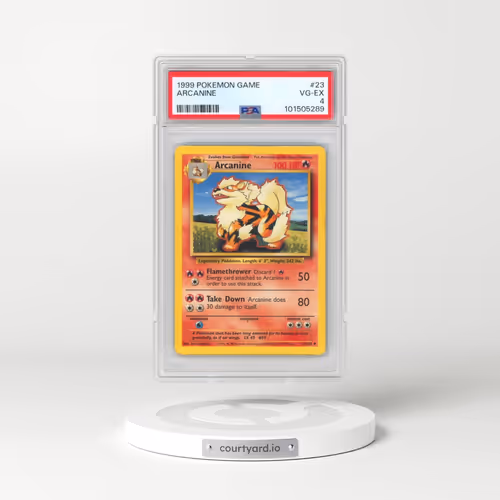 1999 Pokémon Game #23 Arcanine (PSA 4 VG-EX)