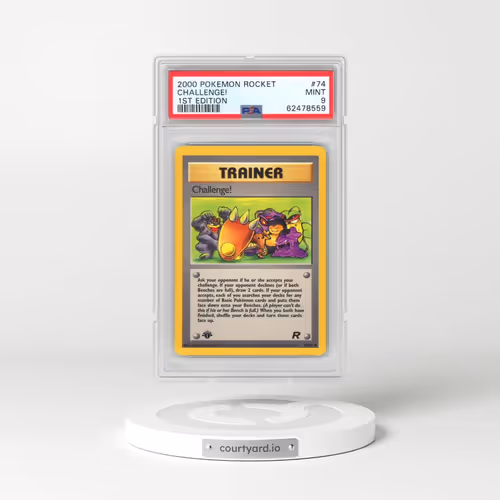 2000 Pokémon Rocket #74 Challenge! - 1st Edition (PSA 9 MINT)