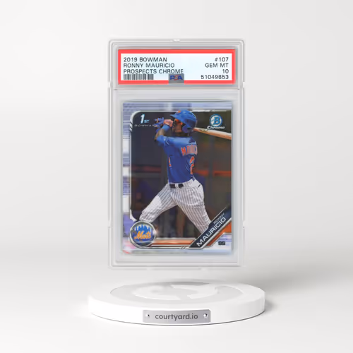 2019 Bowman Prospects Chrome #107 Ronny Mauricio (PSA 10 GEM MINT)
