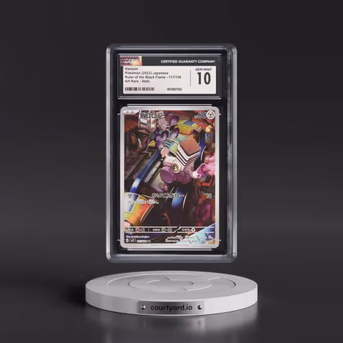 2023 Pokémon SV3-Ruler of the Black Flame #117 Varoom - Art Rare (CGC 10 GEM MINT)