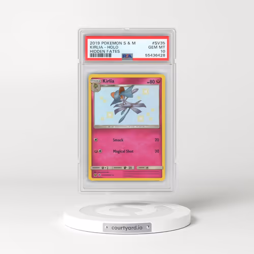 2019 Pokémon Sun & Moon Hidden Fates #SV35 Kirlia - Holo (PSA 10 GEM MINT)