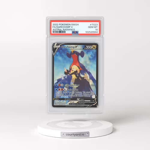 2022 Pokémon Sword & Shield Astral Radiance #TG23 Garchomp V - Holo Full Art (PSA 10 GEM MINT)