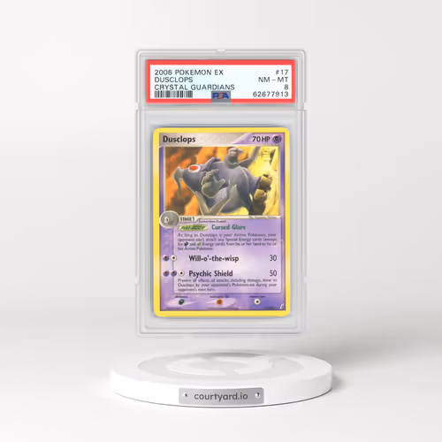 2006 EX Crystal Guardians #17 Dusclops (PSA 8 NM-MT)