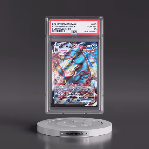 2021 Pokémon Sword & Shield Evolving Skies #095 Umbreon Vmax - Full Art (PSA 10 GEM MINT)