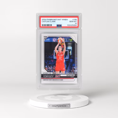 2024 Panini Instant WNBA #195 Caitlin Clark (PSA 10 GEM MINT)