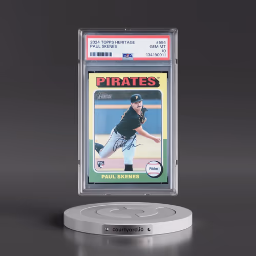 2024 Topps Heritage #594 Paul Skenes (PSA 10 GEM MINT)
