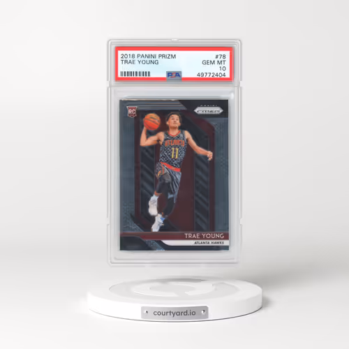 2018 Panini Prizm #78 Trae Young (PSA 10 GEM MINT)