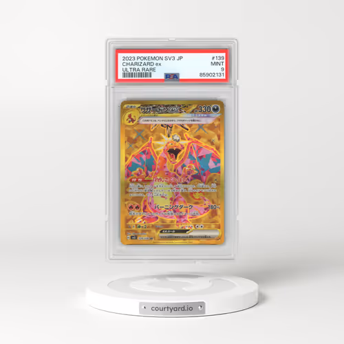 2023 Pokémon SV3-Ruler of the Black Flame #139 Charizard EX - Holo Ultra Rare (PSA 9 MINT)