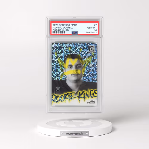 2023 Panini Donruss Optic Rookie Kings #2 Aidan O'Connell (PSA 10 GEM MINT)